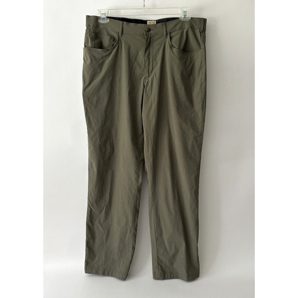 RedHead Utility Pants Men 36x31 Dark Khaki Softshell Stretch Outdoor Hiking Gorp
